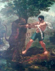 The hunter and the jaguar